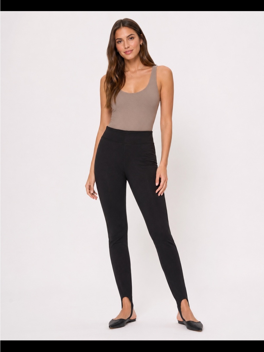 Sanctuary Black Stirrup Ponte Pants XS High Rise Stretch NWT